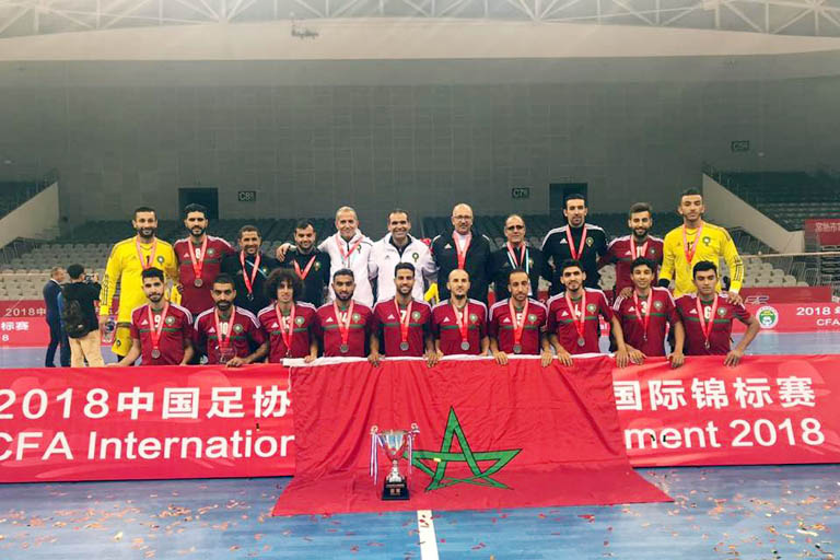 Le Maroc termine deuxième au Tournoi International de Chine de Futsal
