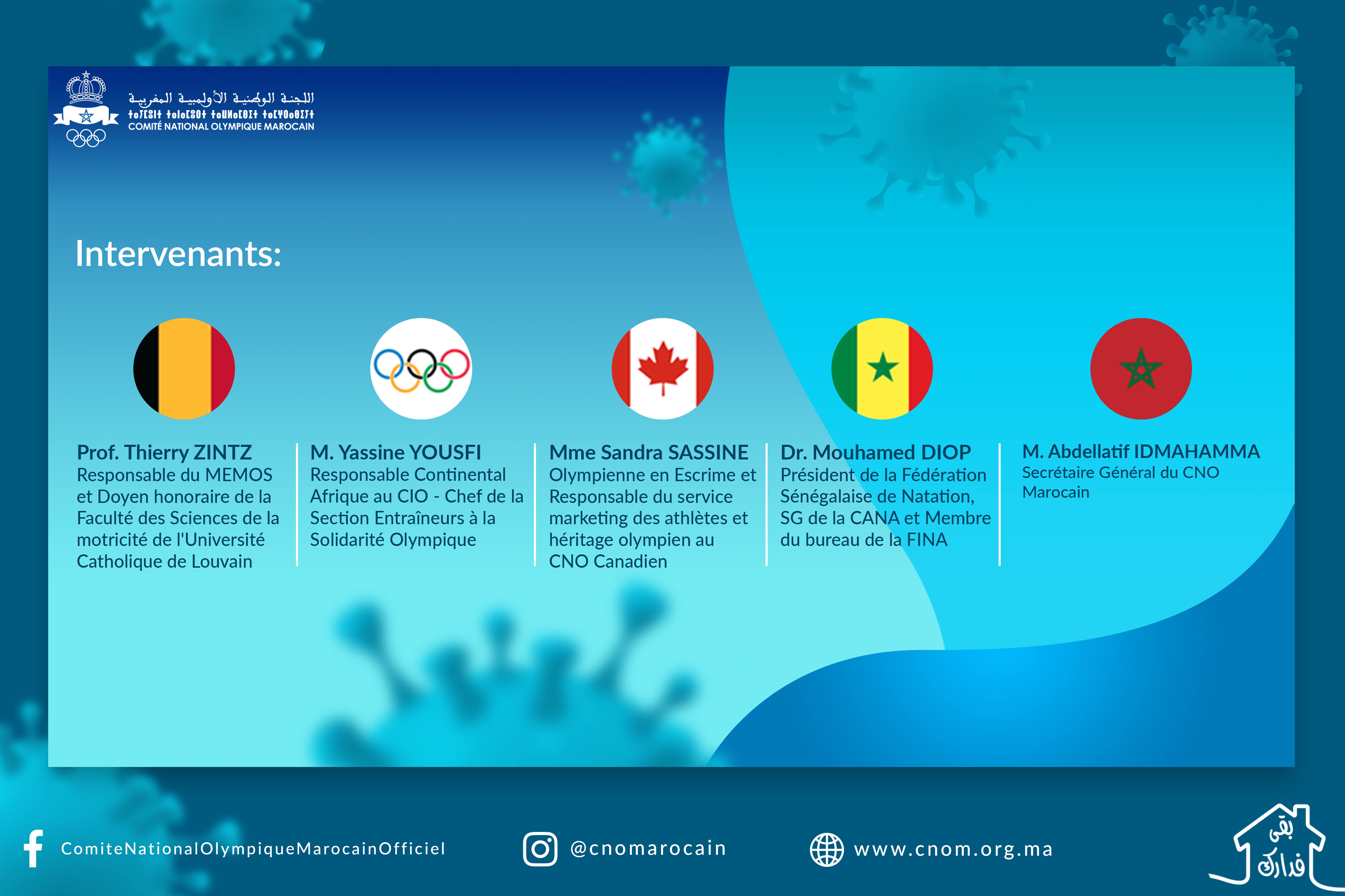 Visioconférence : Regards Croisés sur l'impact du COVID-19 sur le sport international