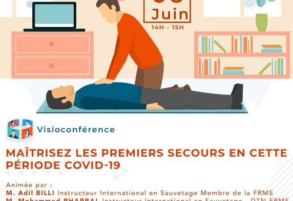 Visioconférence : Maîtrisez les premiers secours en cette période COVID-19