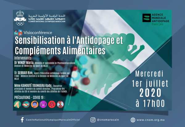 Sensibilisation à l'antidopage et aux compléments alimentaires
