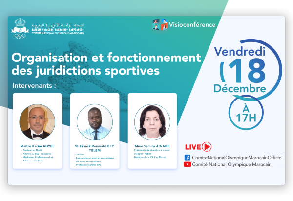 visioconférence juridictions sportives 